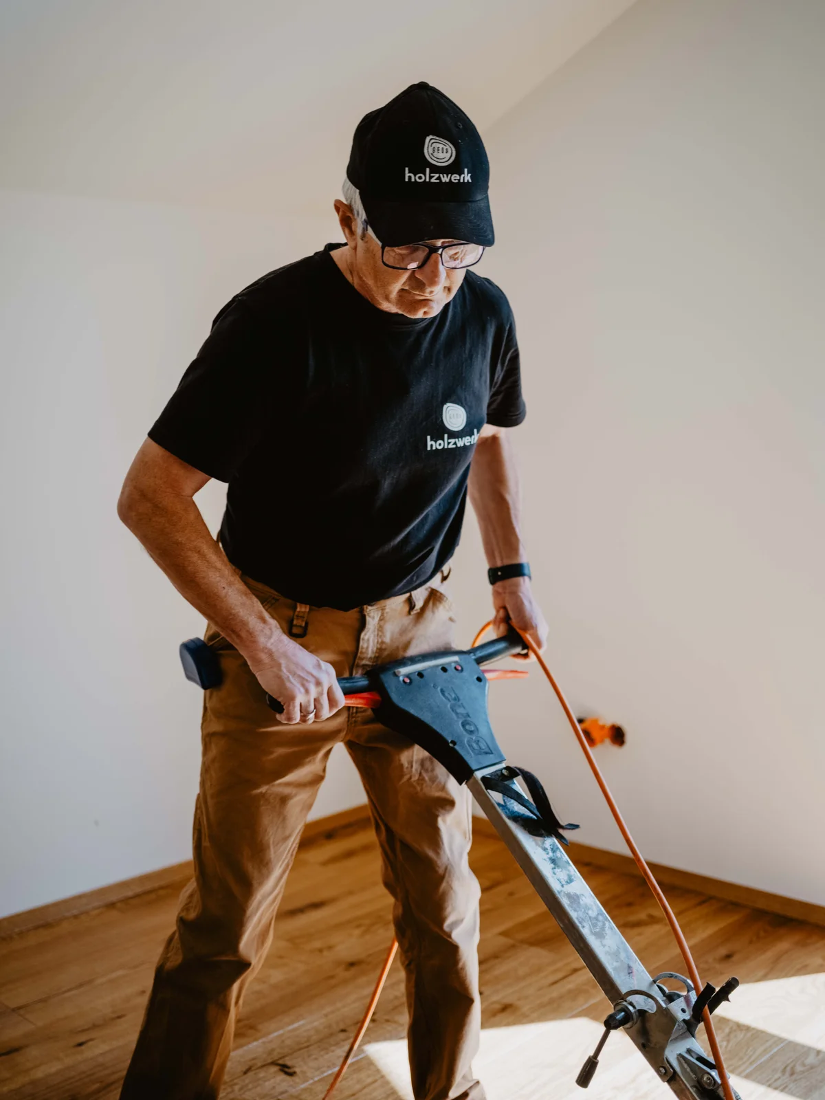 Bodenschleifen im Prozess